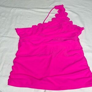 Pink tankini top